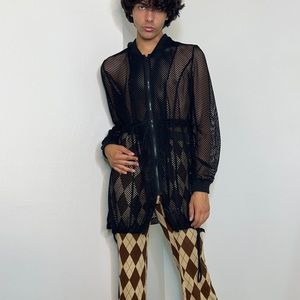 Black Lacey Mesh jacket